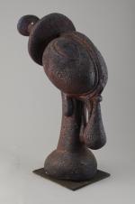 CHOMO, Roger CHOMEAUX, dit (Berlaimont, 1907 - Achères-la-Forêt, 1999)
L'Africaine.
Sculpture en...