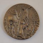 [MALATESTA].  Médaille commémorative : "Malatesta Novellus", copie de Pisanello....