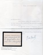 APRÈS-GUERRE. - Correspondance adressée à Yolande de BAYE, + de...