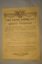 "Deuxième Emprunt De La Défense Nationale- Agriculteurs Français" Imprimée par...