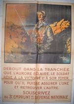 SOUSCRIPTION à L'EMPRUNT, 1917. 11 affiches." Pour que vos enfants...