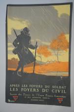 Georges DORIVAL (1879-1968)."Après les Foyers du Soldat Les Foyers du...