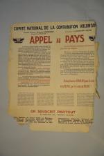 [Comité National de la Contribution Volontaire Appel au Pays.] 110...