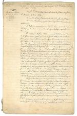 LOUIS PHILIPE Ier.
Manuscrit autographe, copie ancienne du testament du 9...